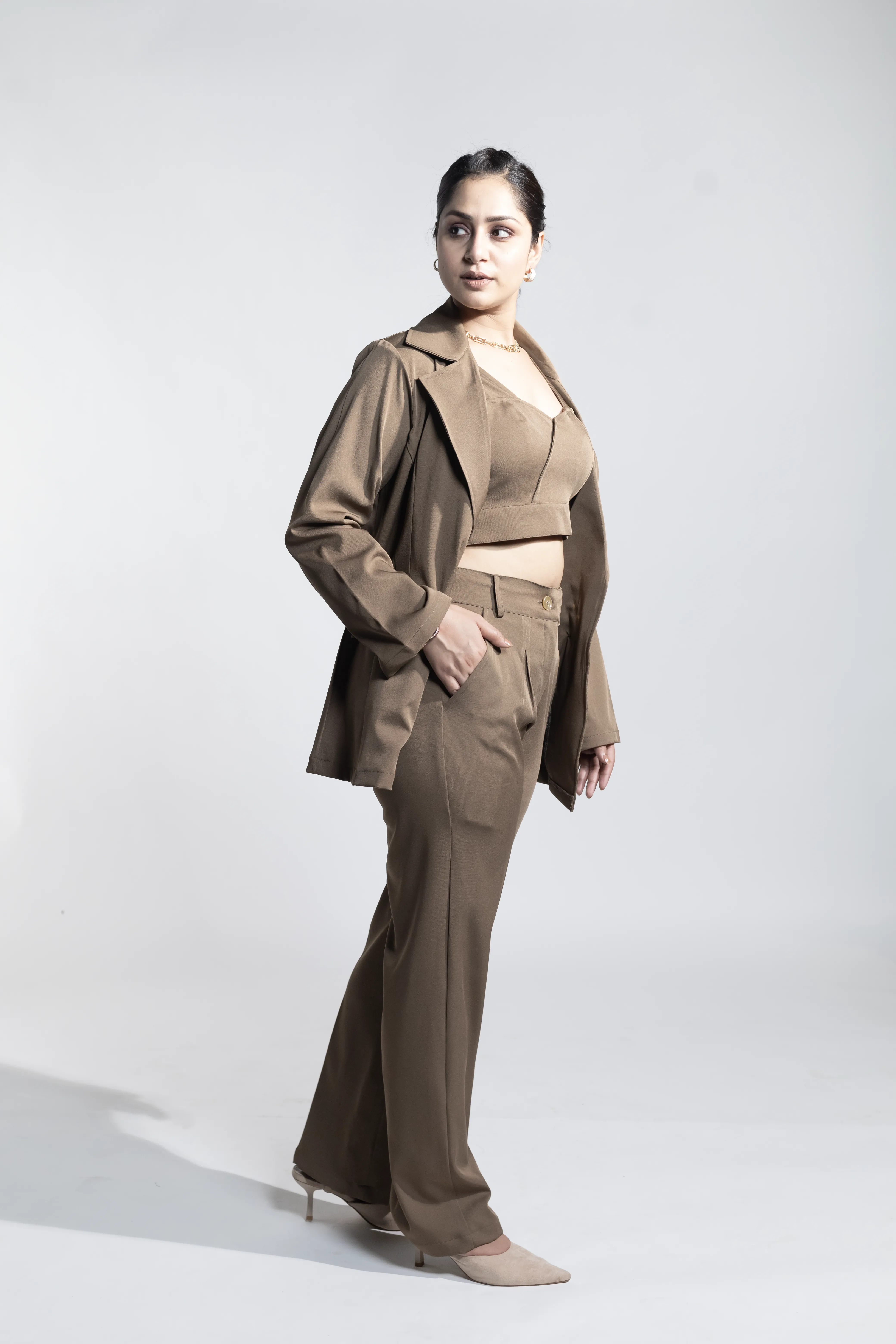 Sweetheart Overlap Blouse